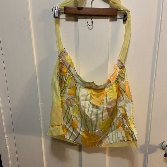 Adorable vintage handmade tulip flower apron! 50s! - Picture 2 of 4